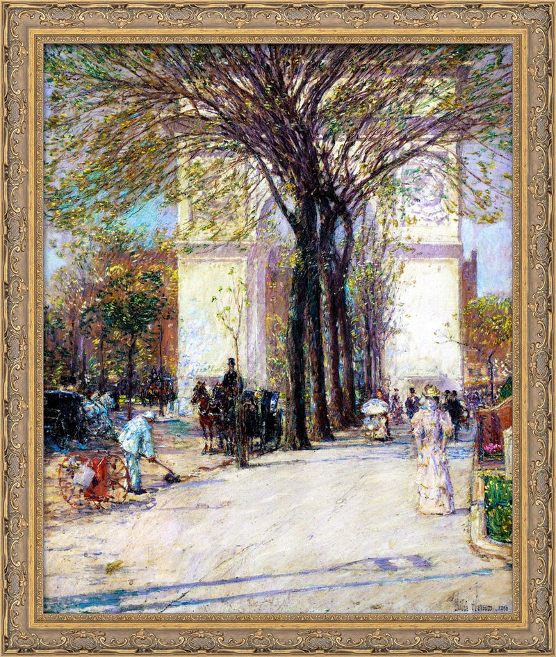 Washington Arch in Spring – Childe Hassam, 1890