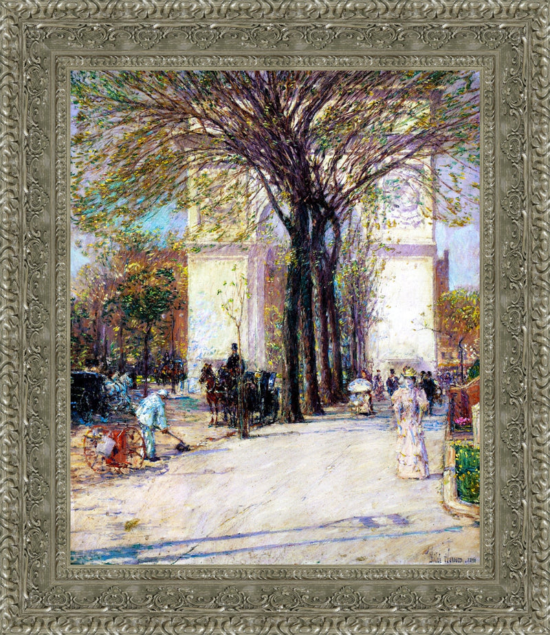 Washington Arch in Spring – Childe Hassam, 1890