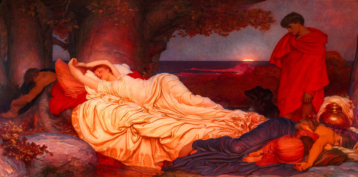 Cymon and Iphigenia – Frederic Leighton, 1884, framed