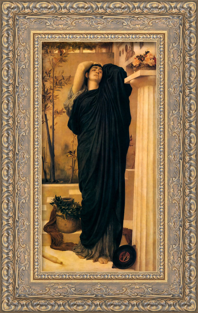 Electra at the Tomb of Agamemnon – Frederic Leighton, 1869