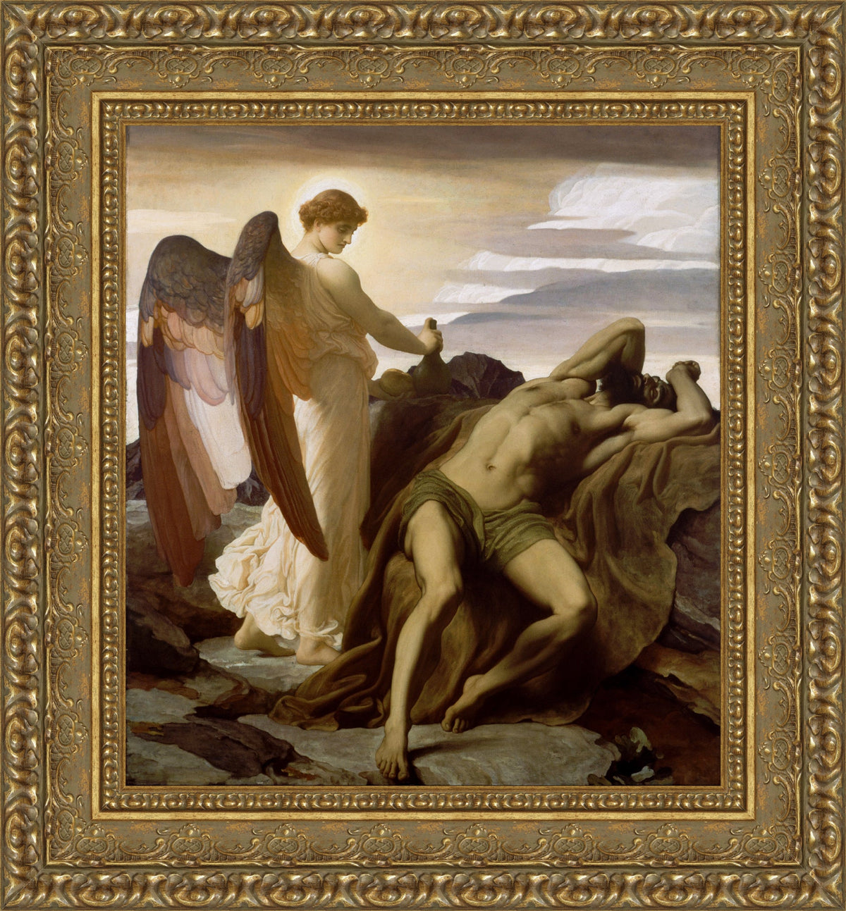 Elijah in the Wilderness – Frederic Leighton, 1879