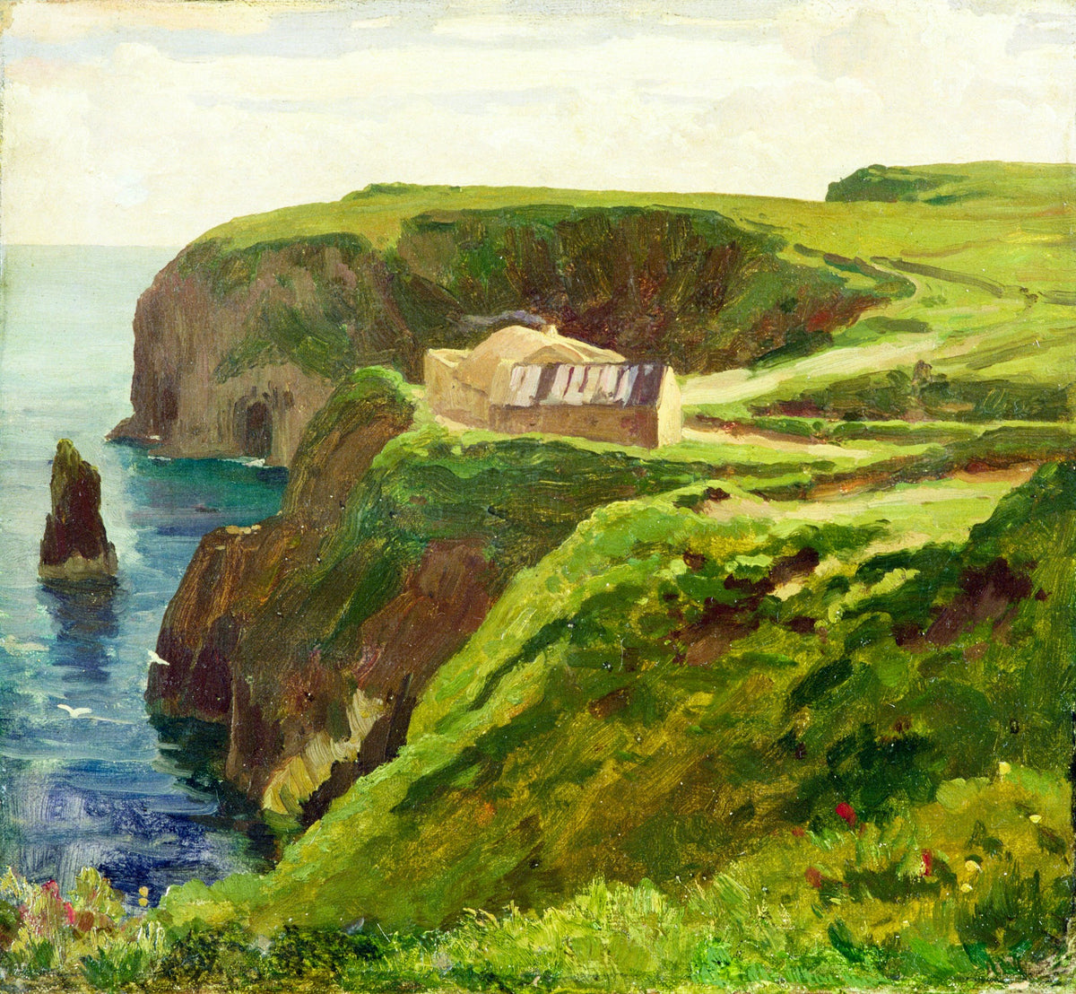 Malin Head, Donegal – Frederic Leighton, c. 1857, framed