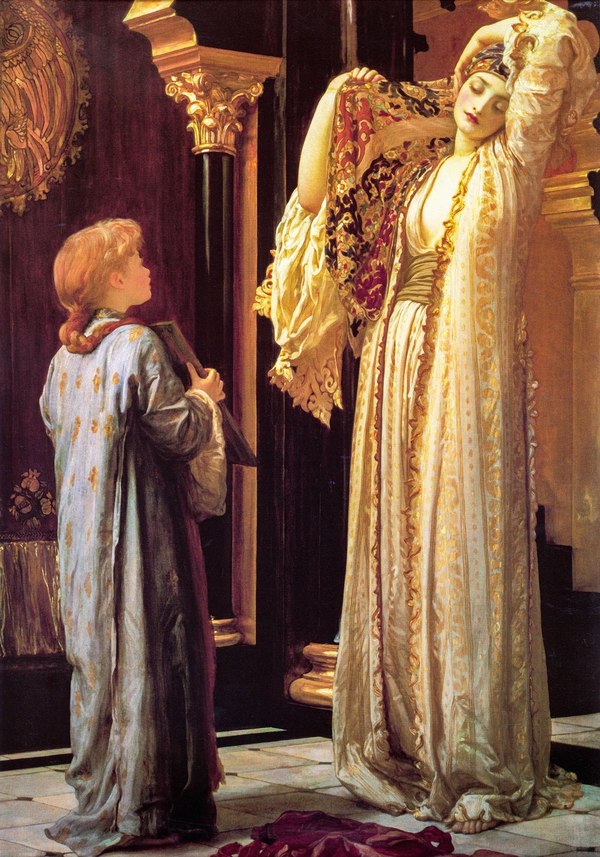 The Light of the Harem – Frederic Leighton, 1880, framed
