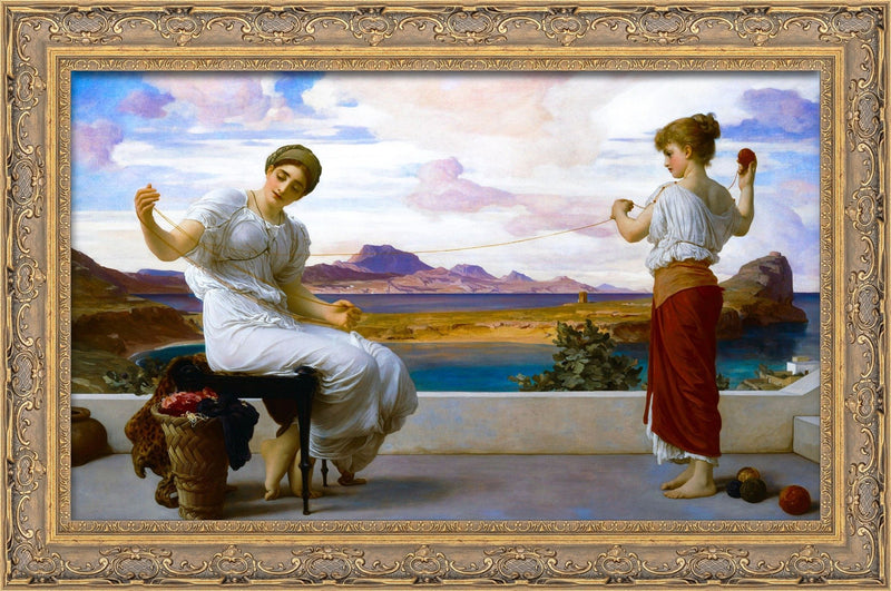 Winding the Skein – Frederic Leighton, 1878
