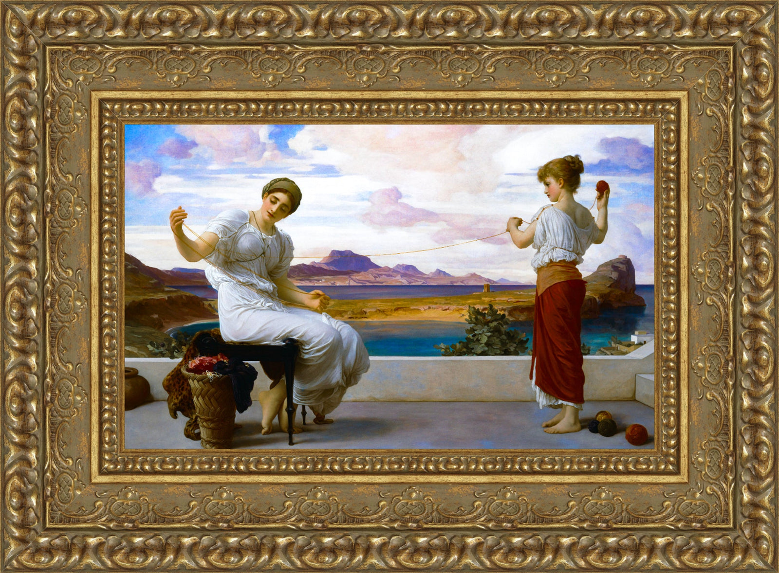 Winding the Skein – Frederic Leighton, 1878