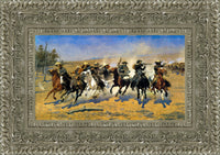 Silver frame