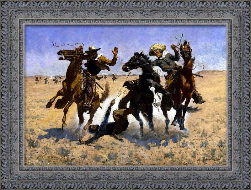 Aiding a Comrade – Frederic Remington, 1890