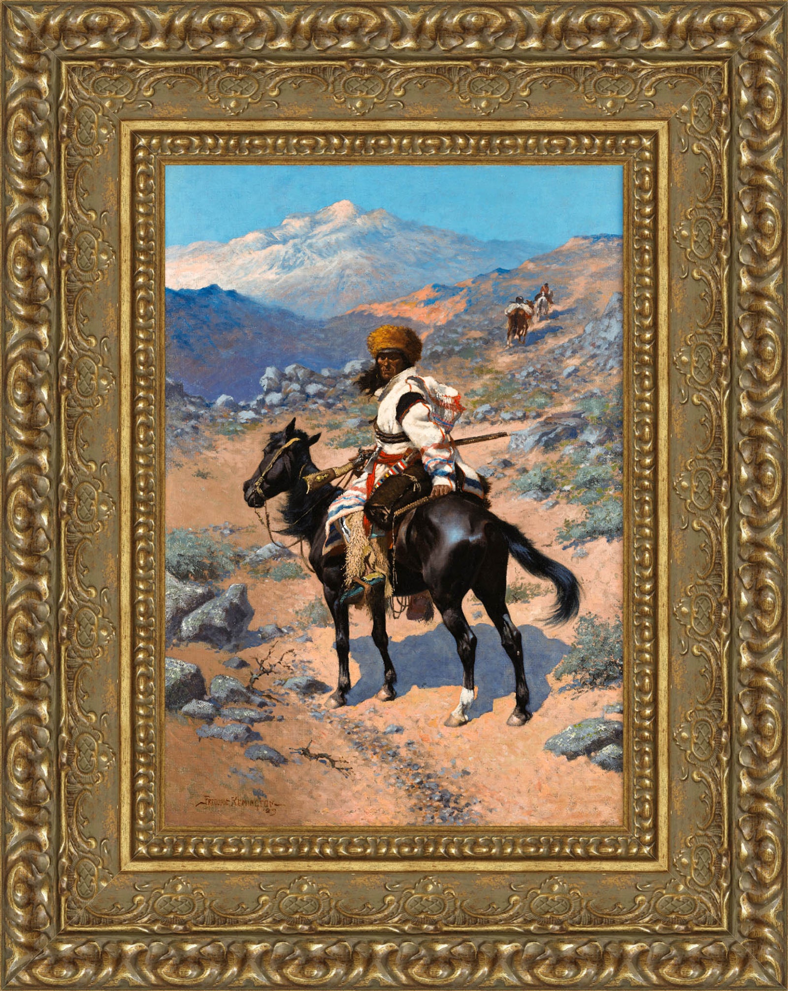 An Indian Trapper – Frederic Remington, 1889