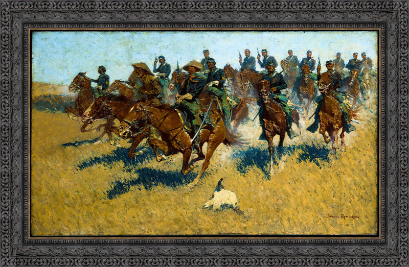 Cavalry Charge On The Southern Plains – Frederic Remington, 1907