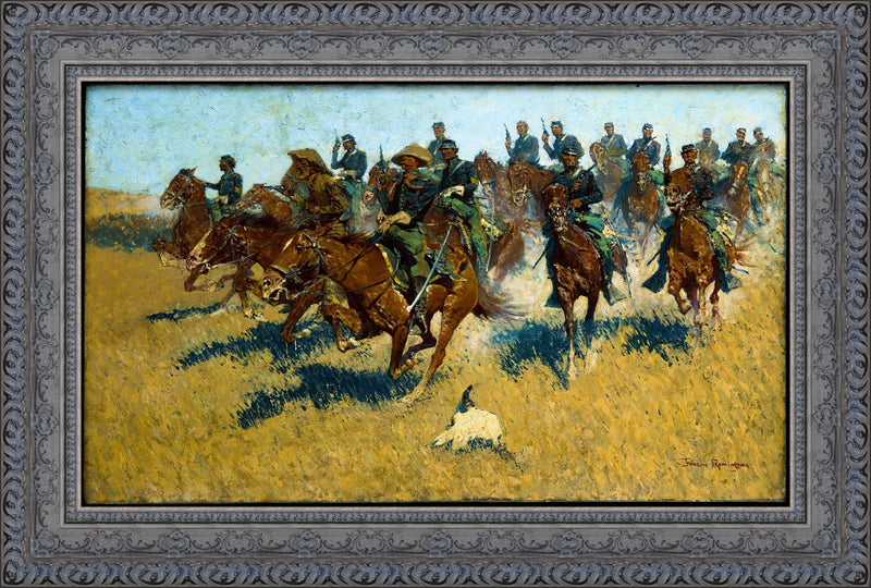 Cavalry Charge On The Southern Plains – Frederic Remington, 1907