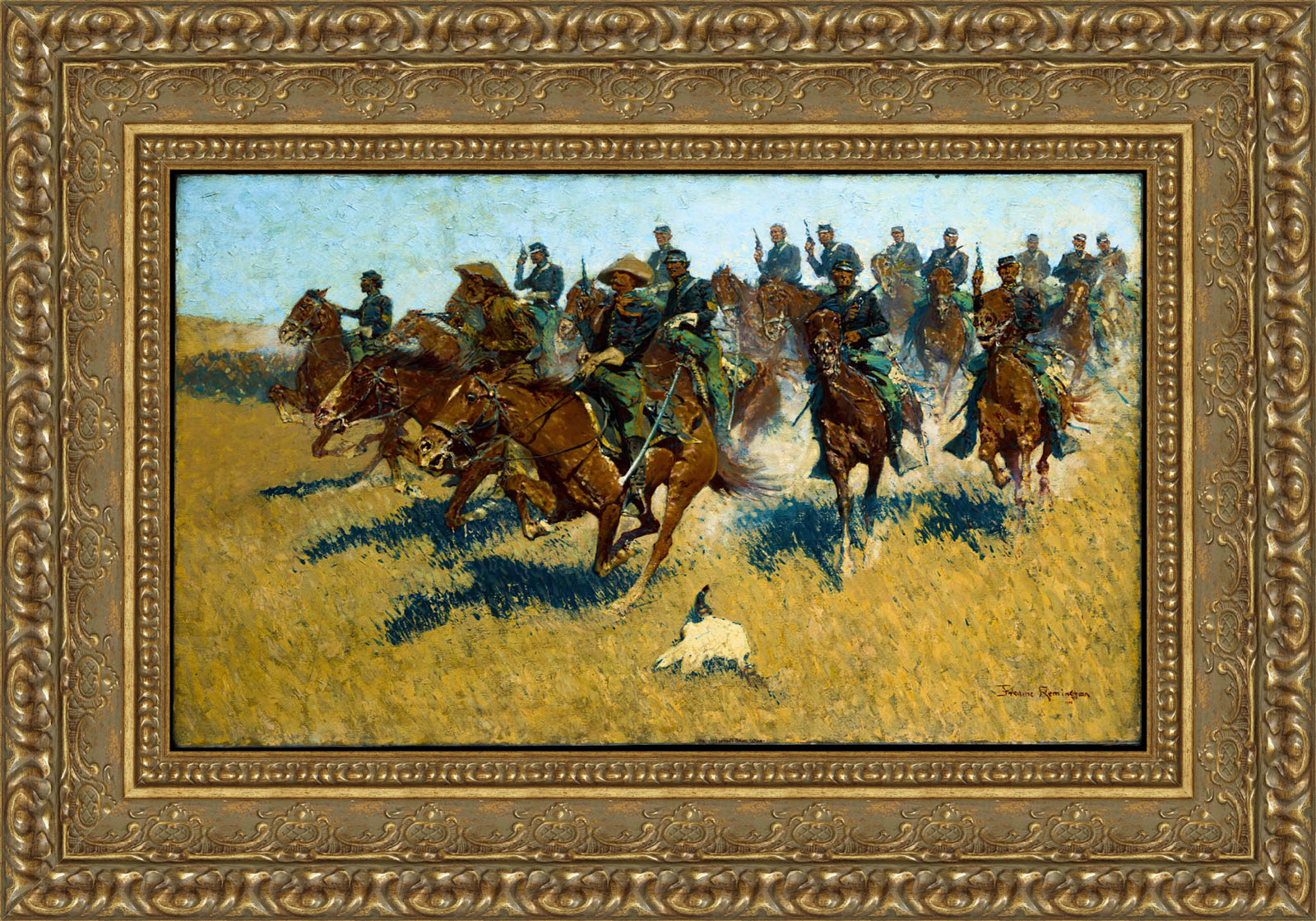 Cavalry Charge On The Southern Plains – Frederic Remington, 1907