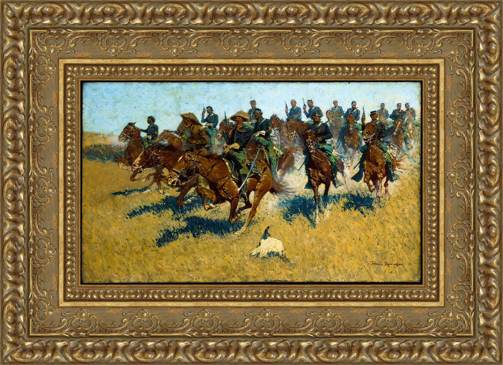Cavalry Charge On The Southern Plains – Frederic Remington, 1907