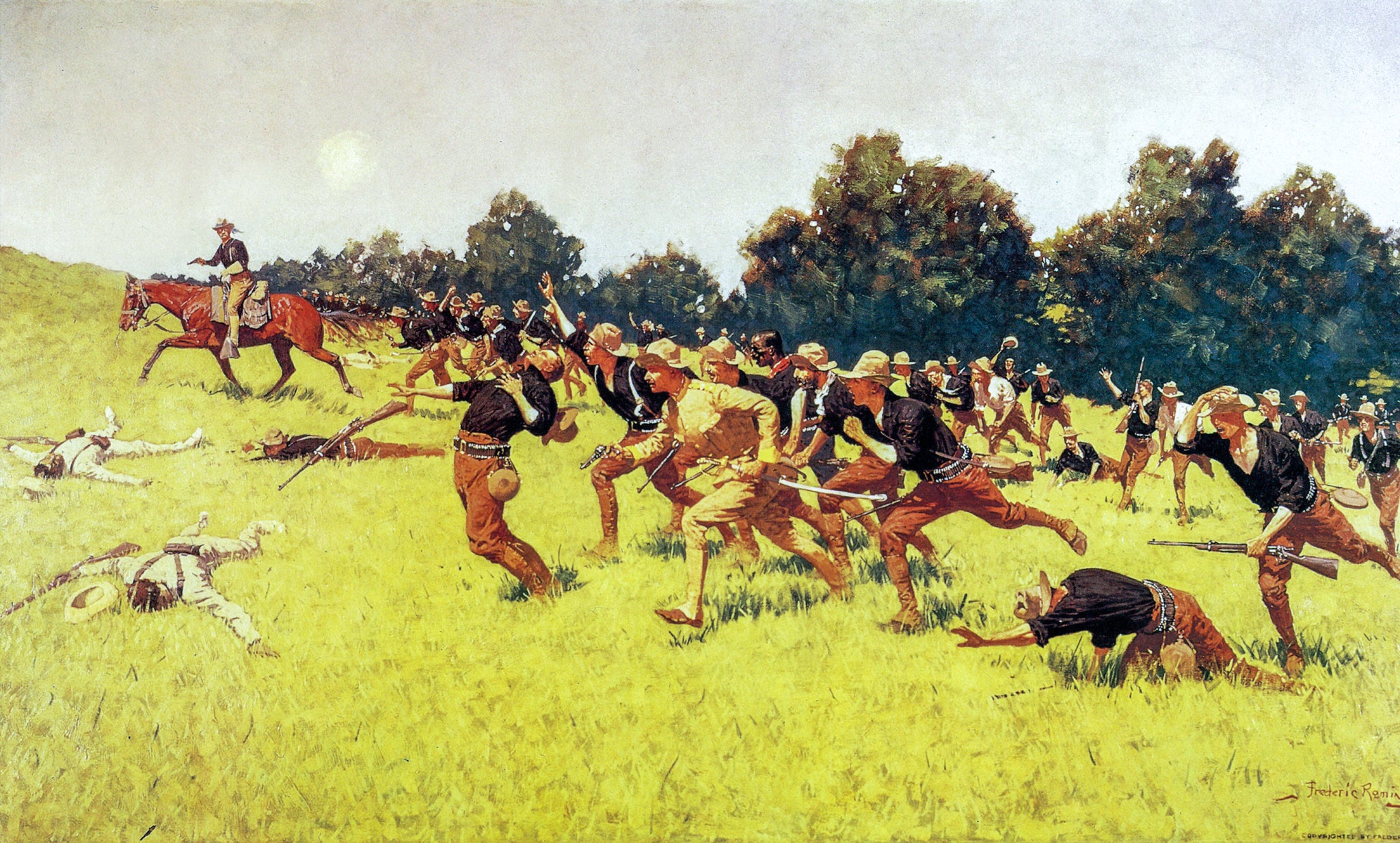 Charge Of The Rough Riders San Juan Hill