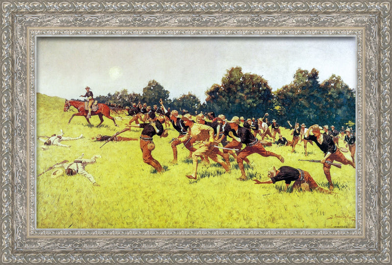 The Charge of the Rough Riders at San Juan Hill – Frederic Remington, 1898