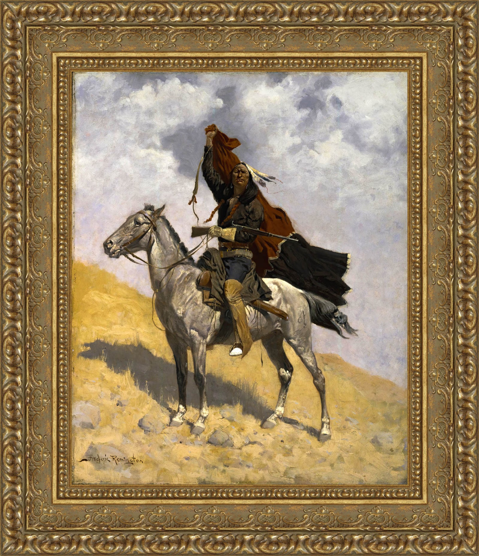 The Blanket Signal – Frederic Remington, 1905