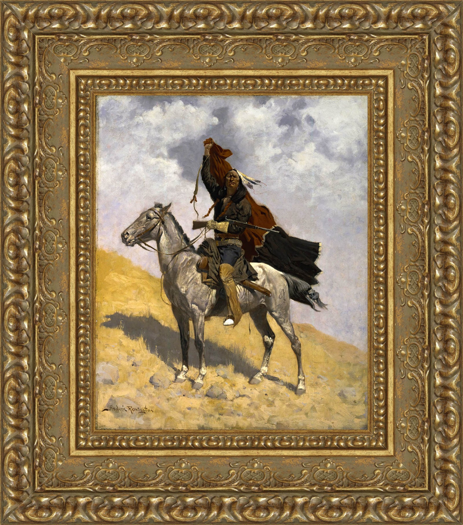 The Blanket Signal – Frederic Remington, 1905