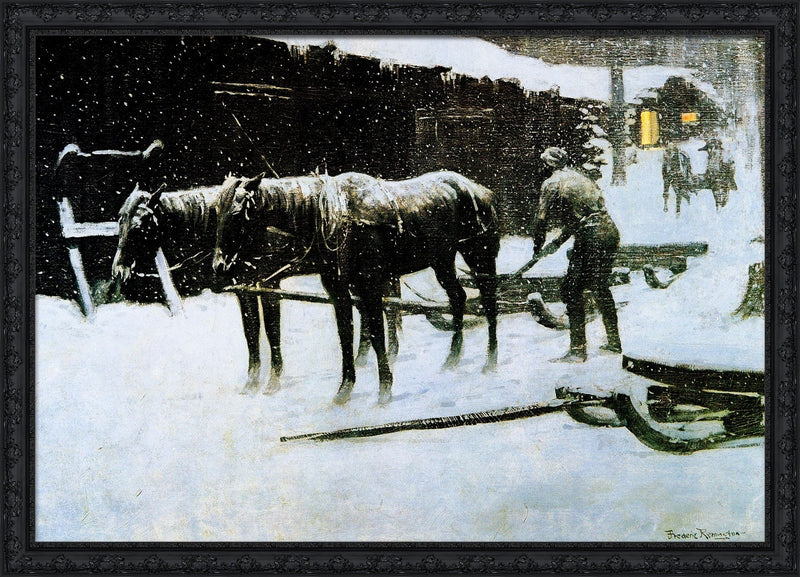 The End of the Day – Frederic Remington, 1900
