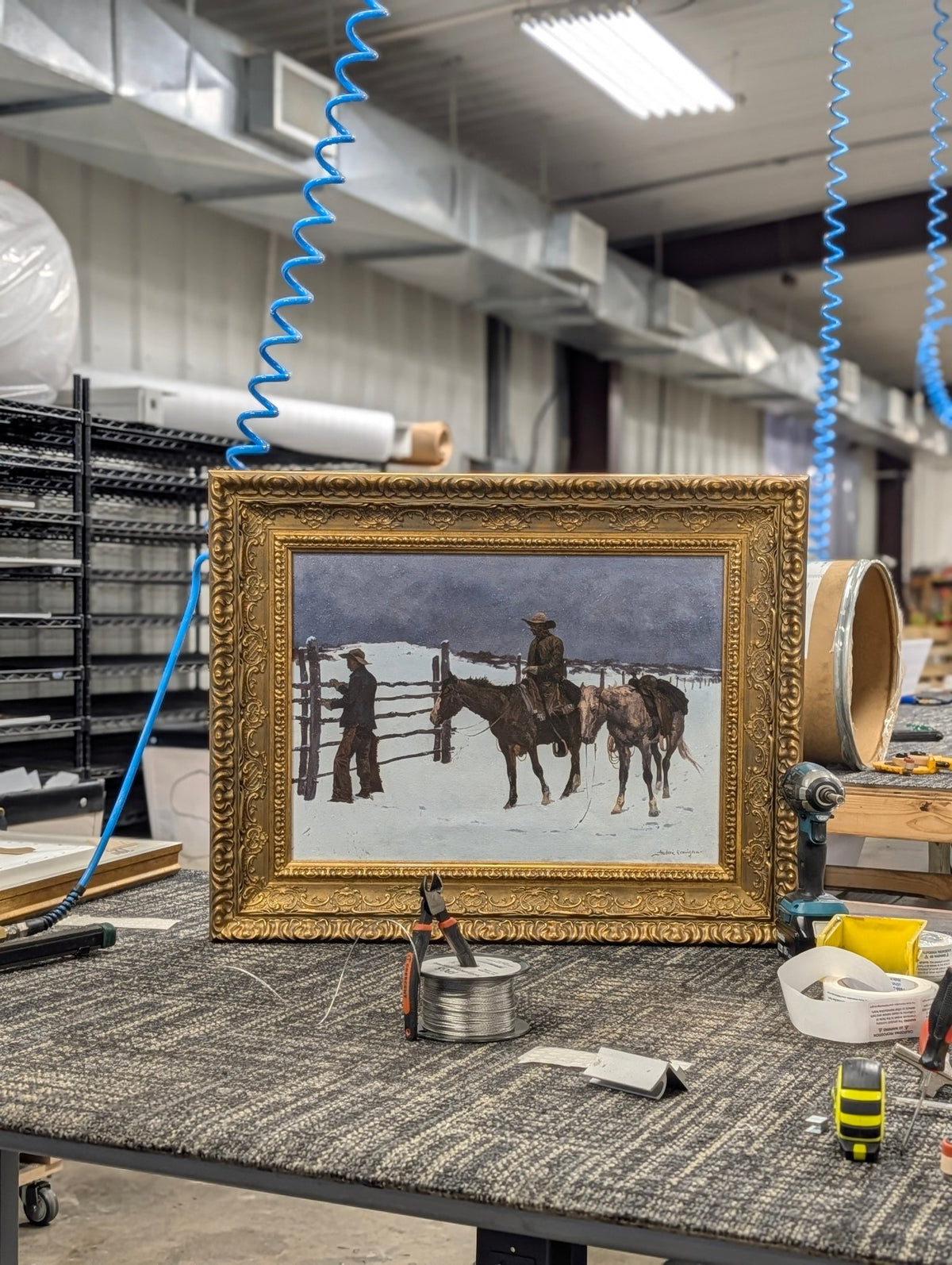 The Fall of the Cowboy – Frederic Remington, 1890 - Canvas Classics