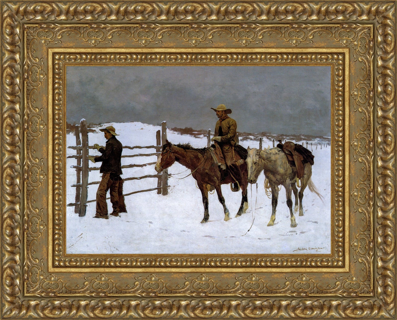 The Fall of the Cowboy – Frederic Remington, 1890