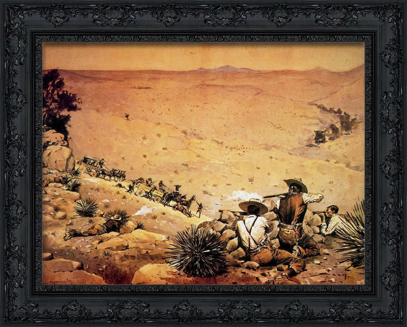 The Hold Up – Frederic Remington, 1899