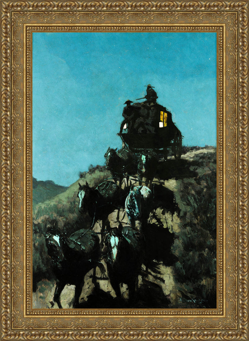 The Old Stage Coach of the Plains – Frederic Remington, 1901