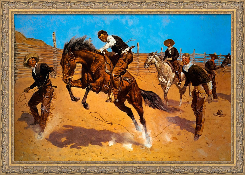 Turn Him Loose, Bill – Frederic Remington, 1903