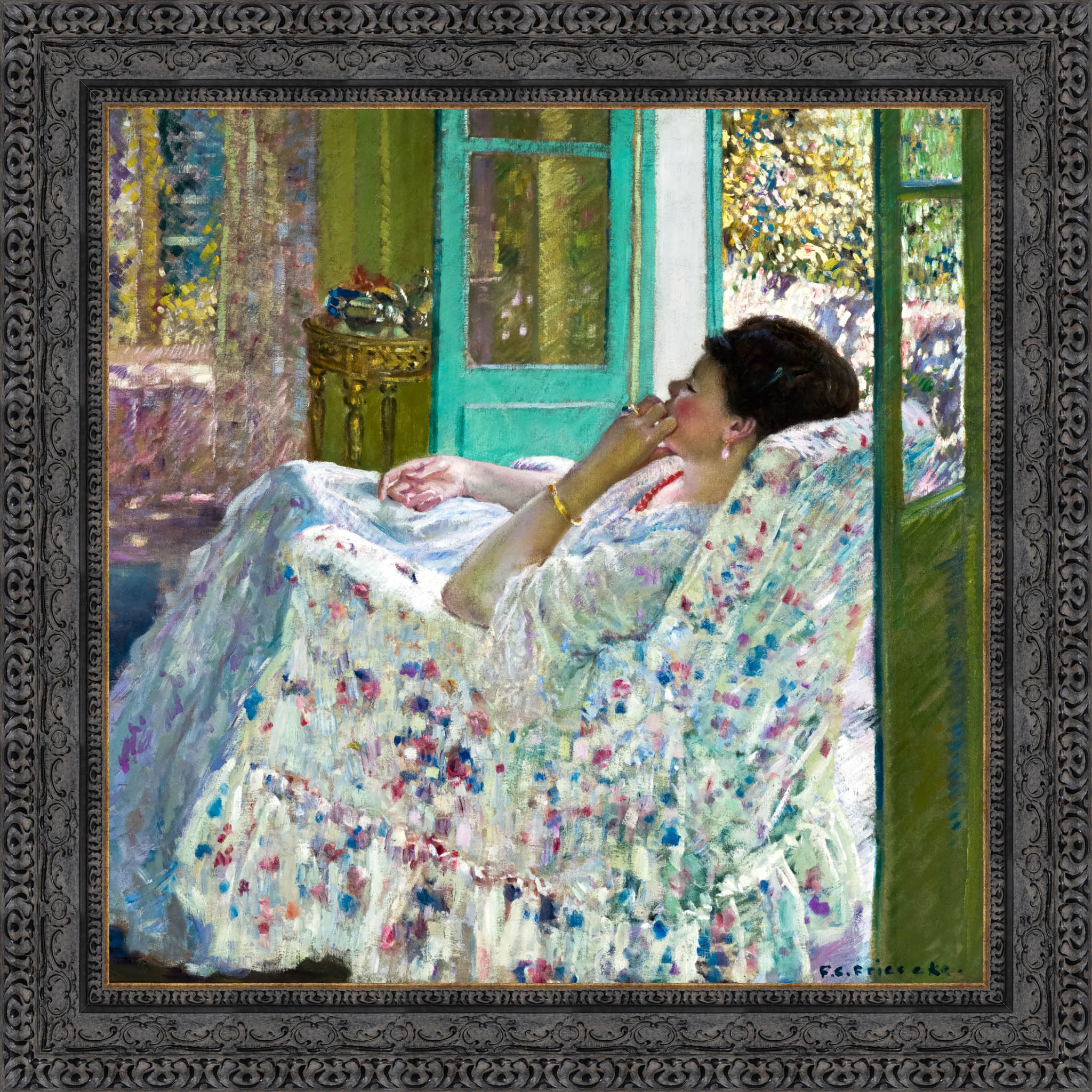 Afternoon Yellow Room – Frederick Carl Frieseke, 1910 - Canvas Classics