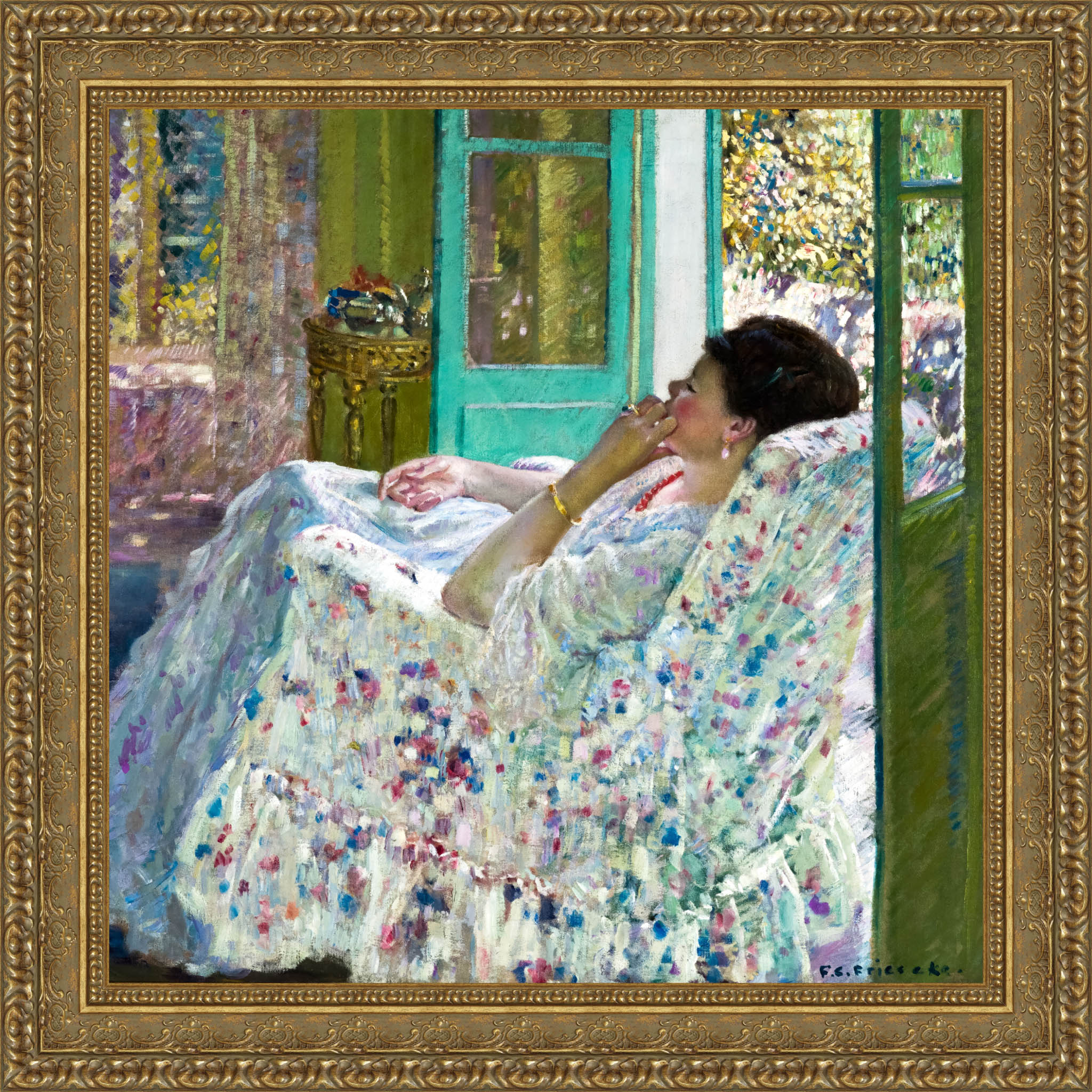 Afternoon Yellow Room – Frederick Carl Frieseke, 1910 - Canvas Classics
