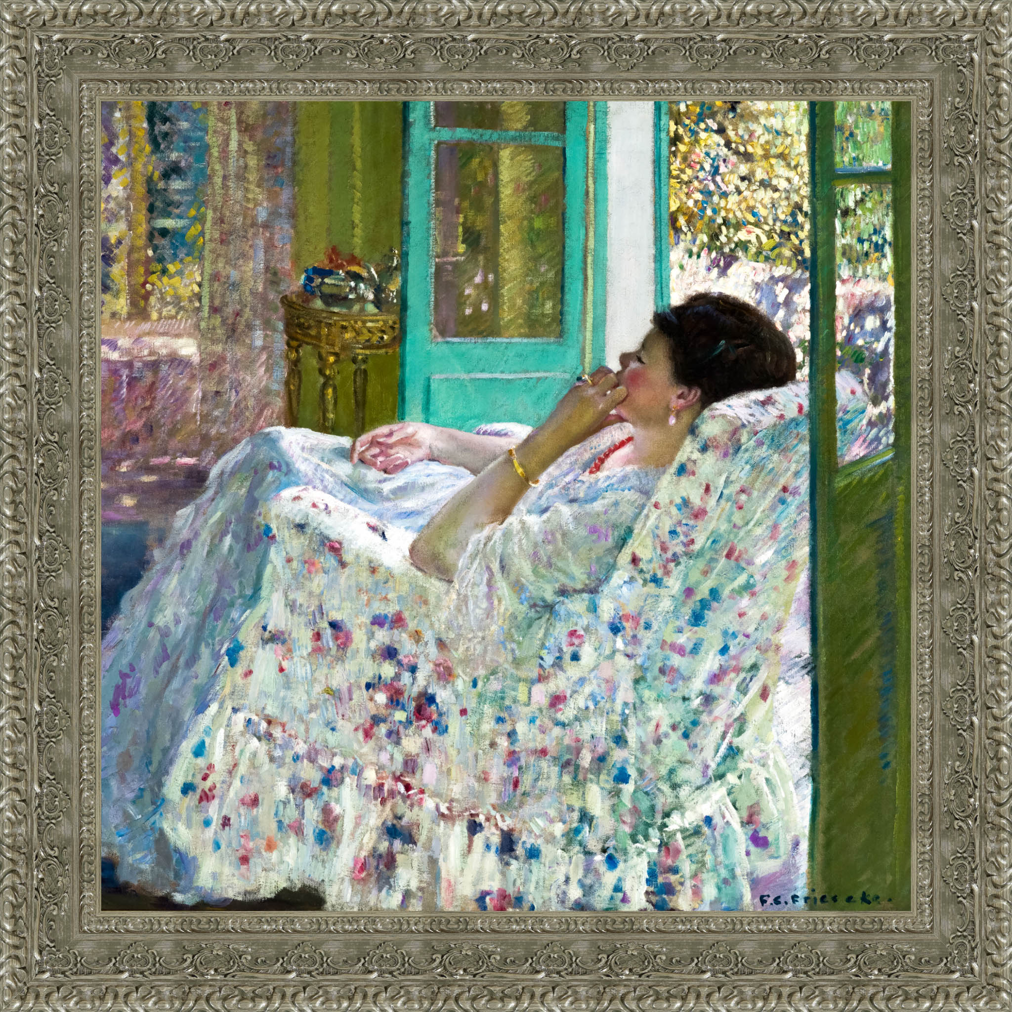 Afternoon Yellow Room – Frederick Carl Frieseke, 1910 - Canvas Classics