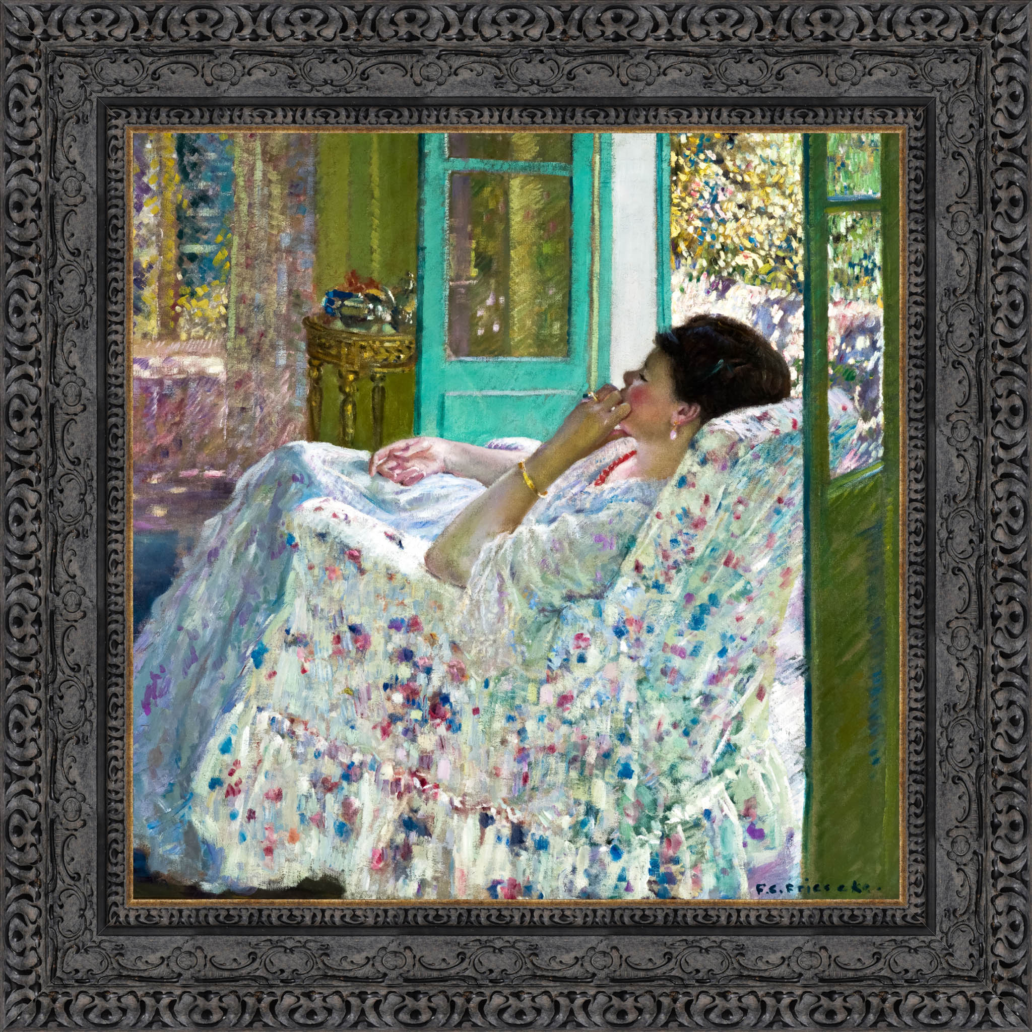 Afternoon Yellow Room – Frederick Carl Frieseke, 1910 - Canvas Classics