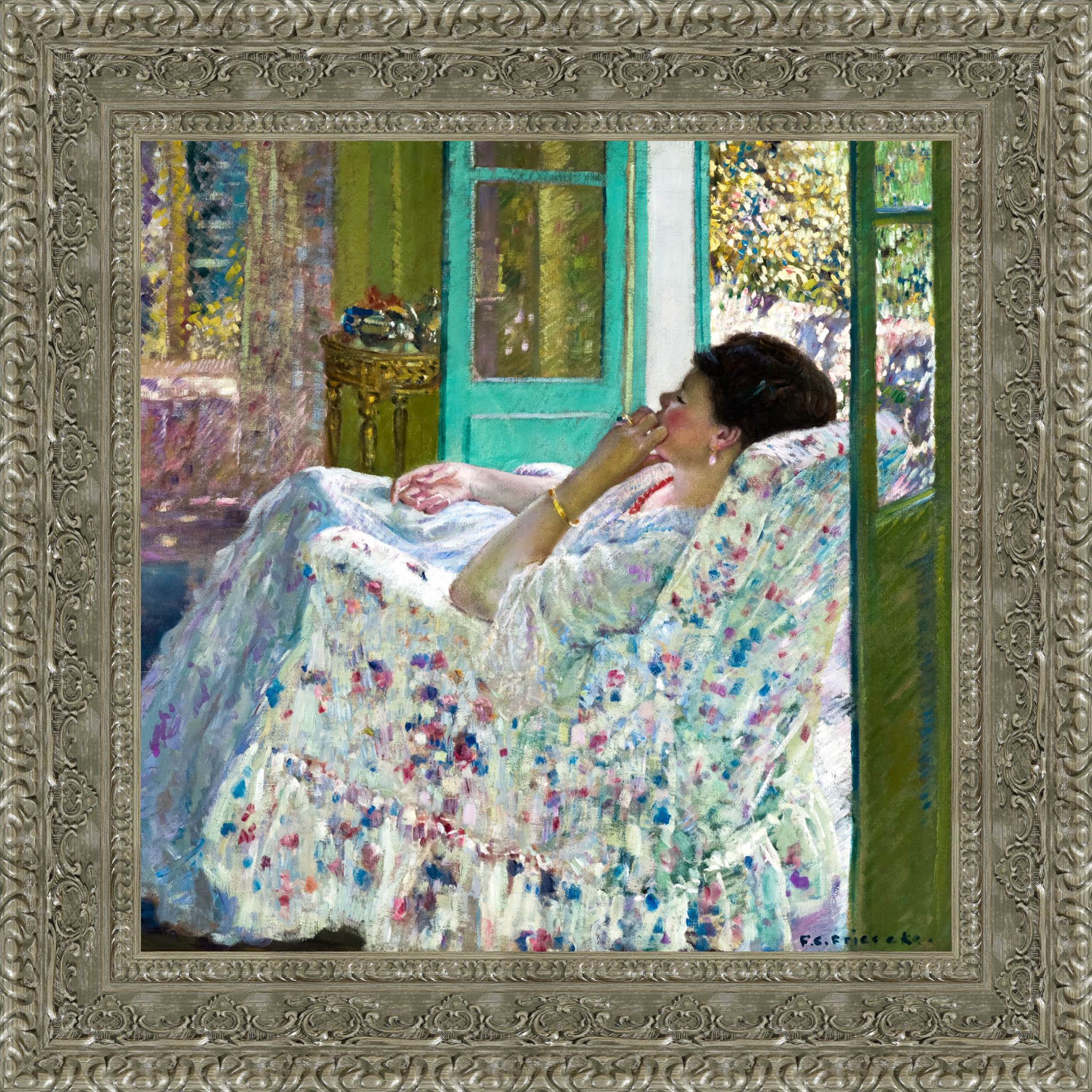 Afternoon Yellow Room – Frederick Carl Frieseke, 1910 - Canvas Classics