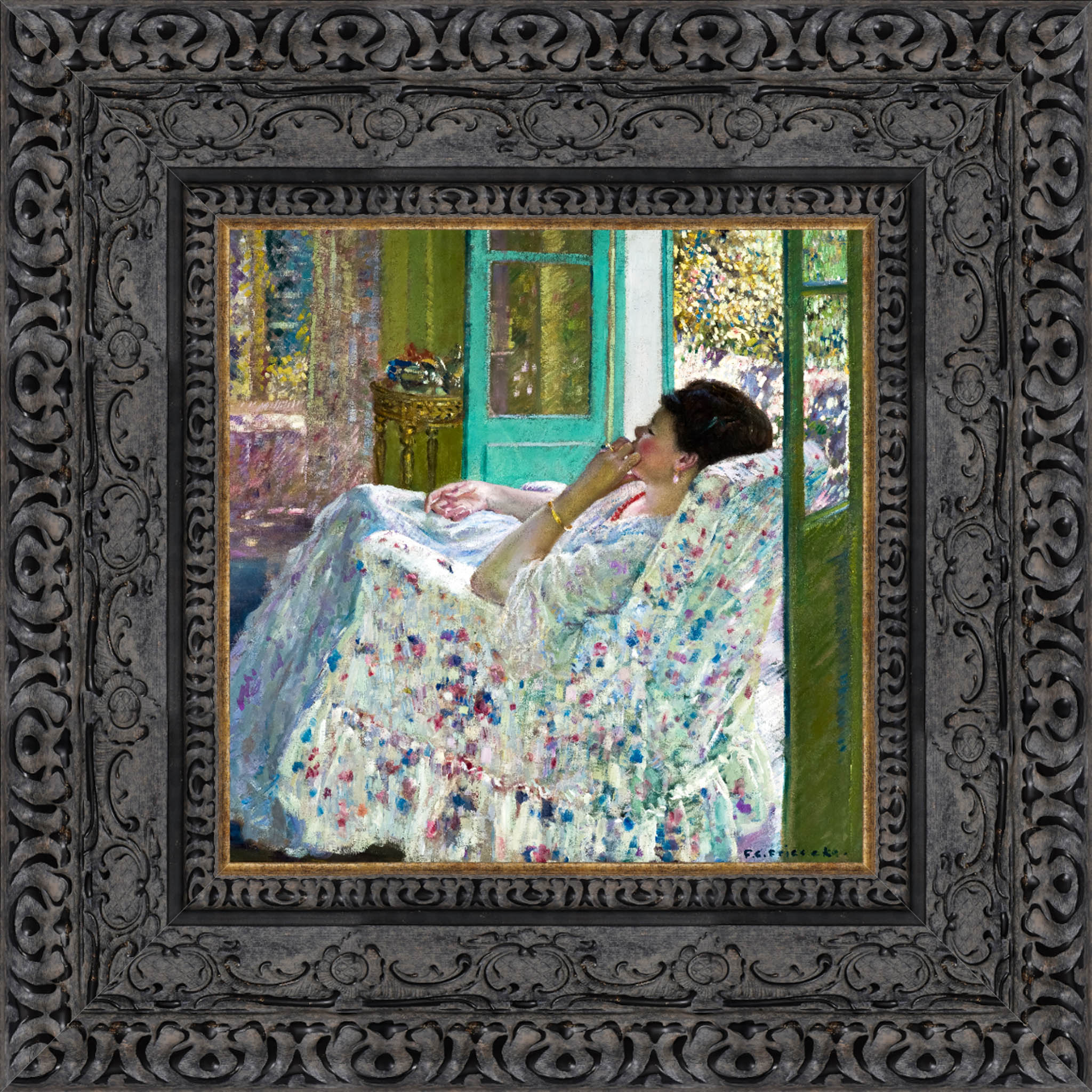 Afternoon Yellow Room – Frederick Carl Frieseke, 1910 - Canvas Classics