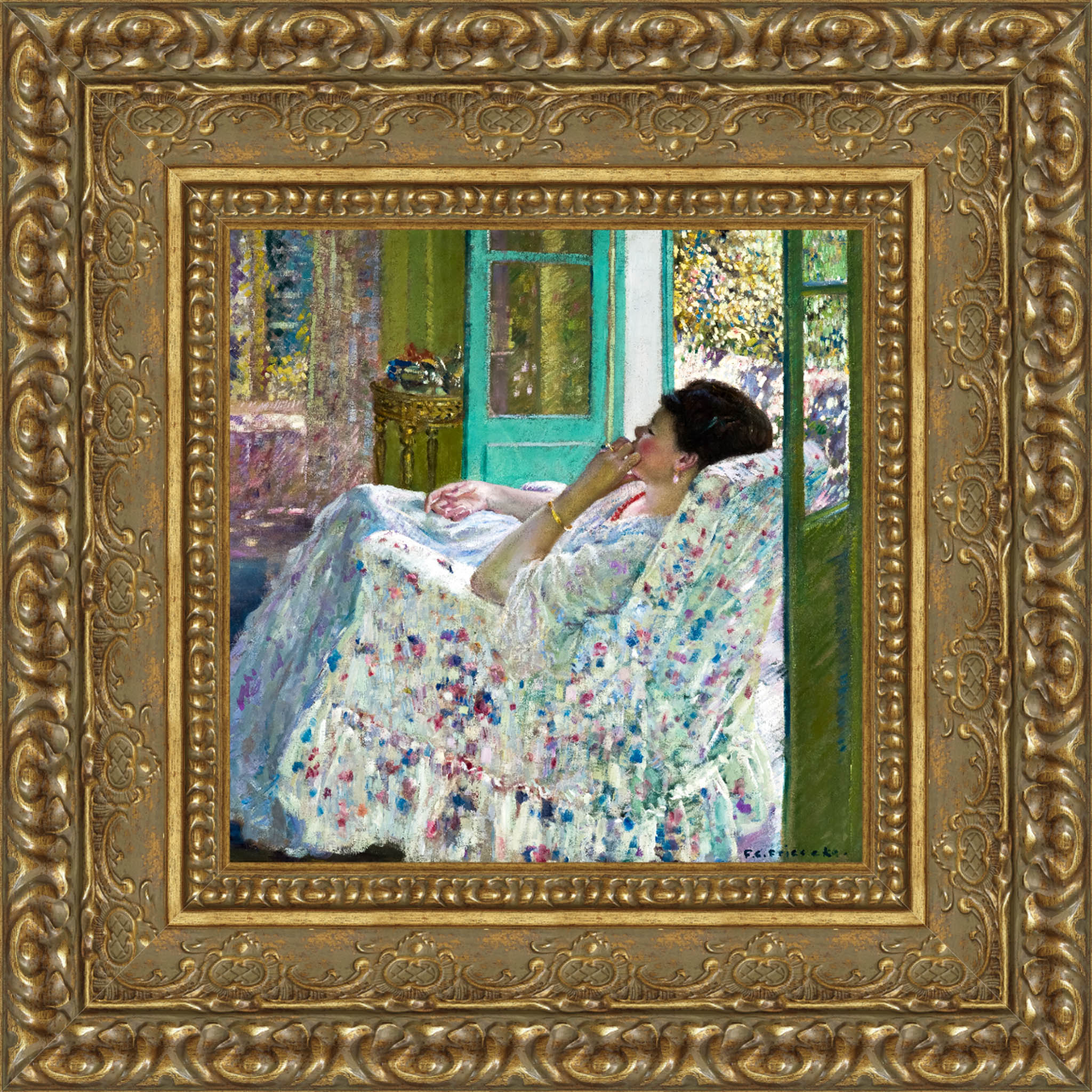 Afternoon Yellow Room – Frederick Carl Frieseke, 1910 - Canvas Classics