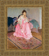Lady In Pink – Frederick Carl Frieseke, 1912