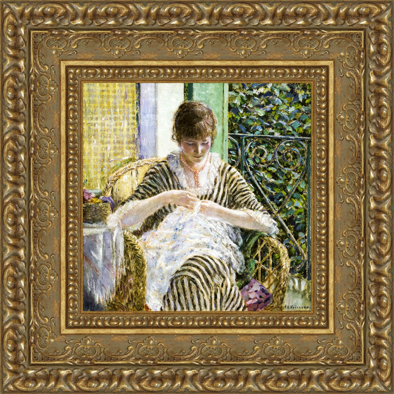 On The Balcony – Frederick Carl Frieseke, 1912