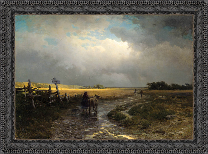 After a Rain, Country Road – Fyodor Vasilyev, 1867