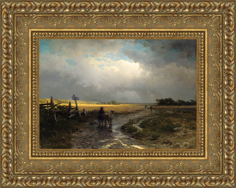 After a Rain, Country Road – Fyodor Vasilyev, 1867