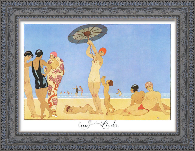At the Lido (Au Lido) - George Barbier