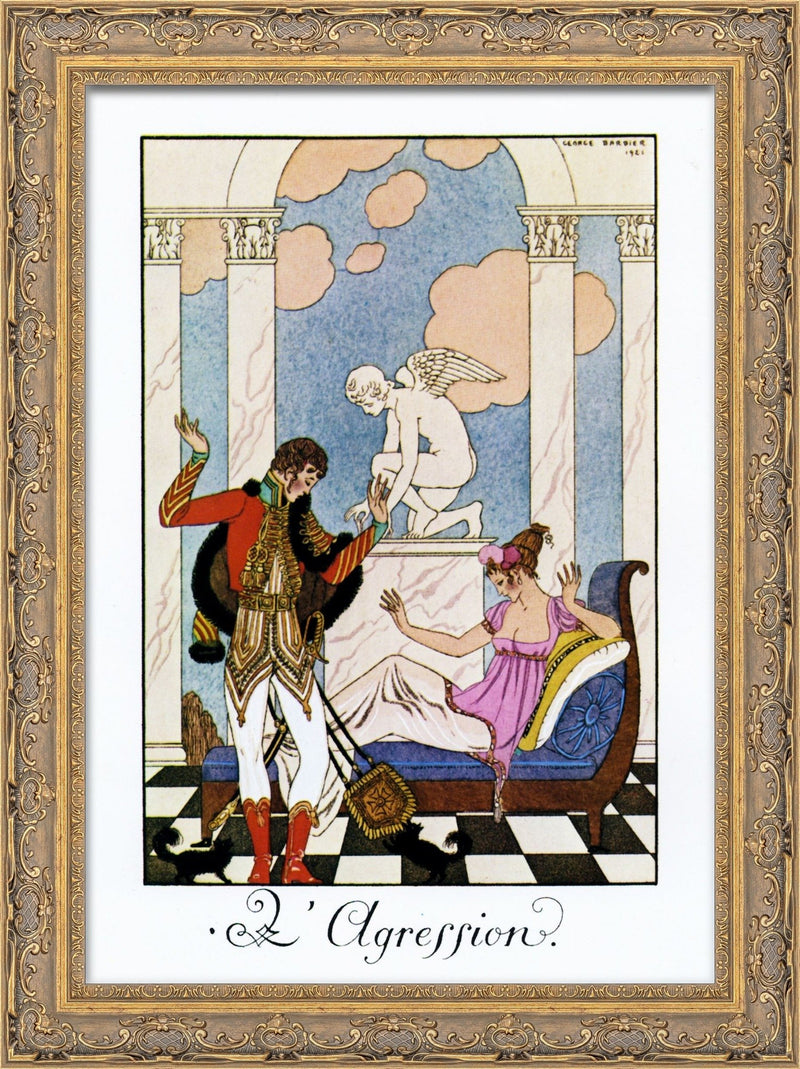 Aggression (L'Agression) - George Barbier