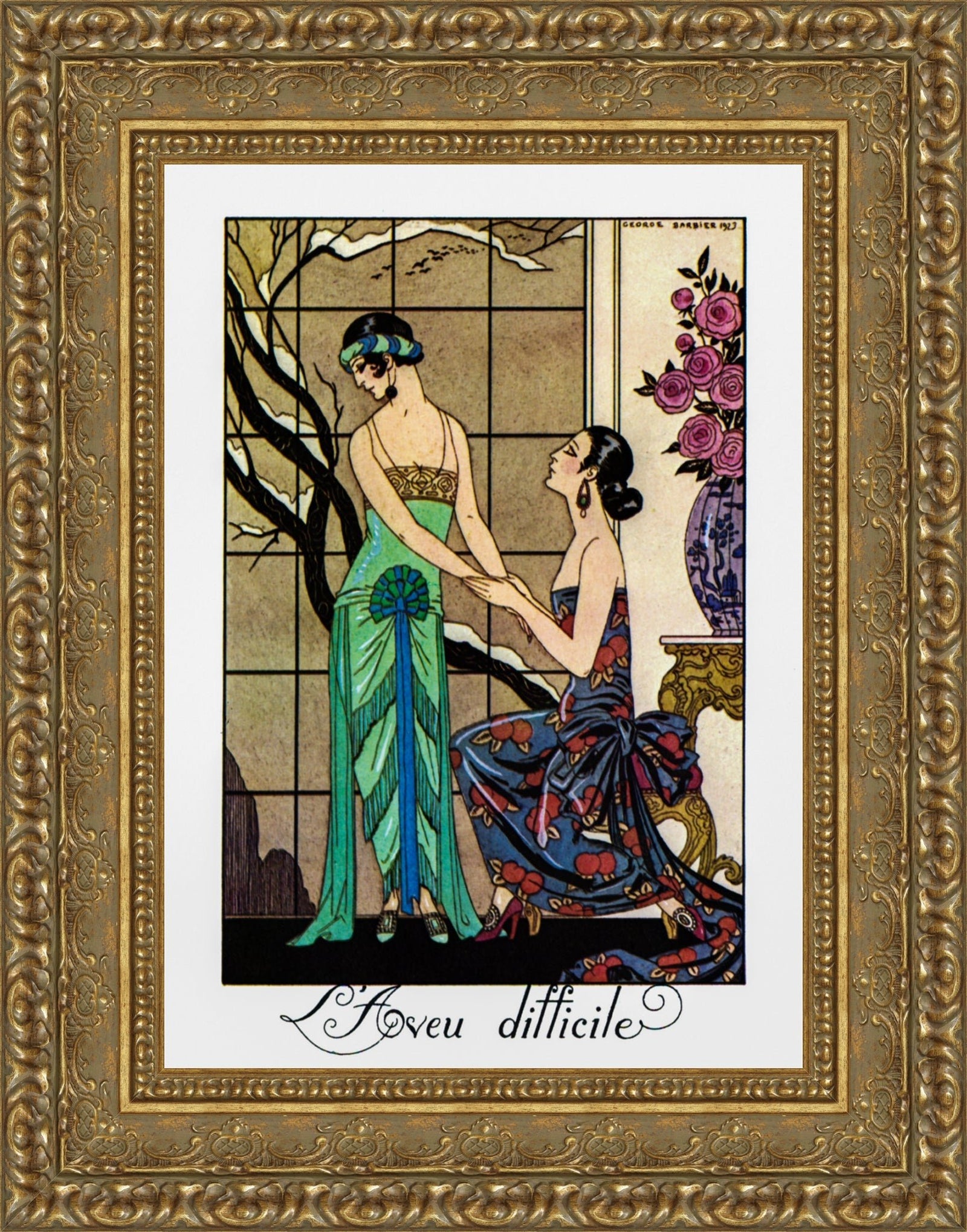 L'Aveu Difficile (The Difficult Confession) – George Barbier, 1913