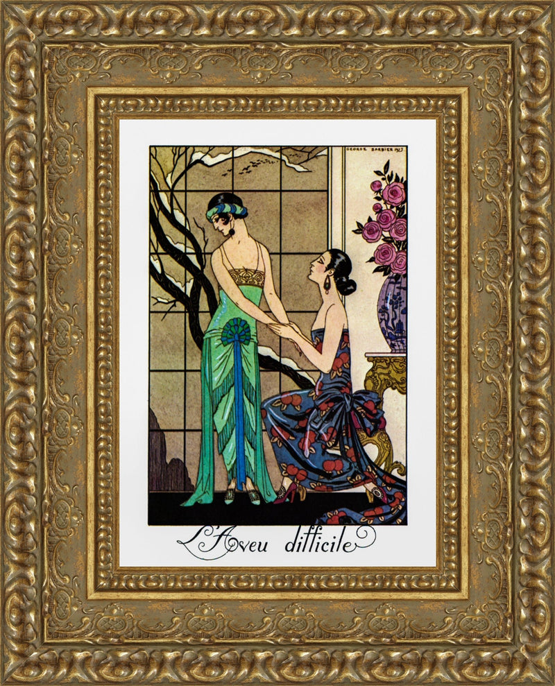 L'Aveu Difficile (The Difficult Confession) – George Barbier, 1913