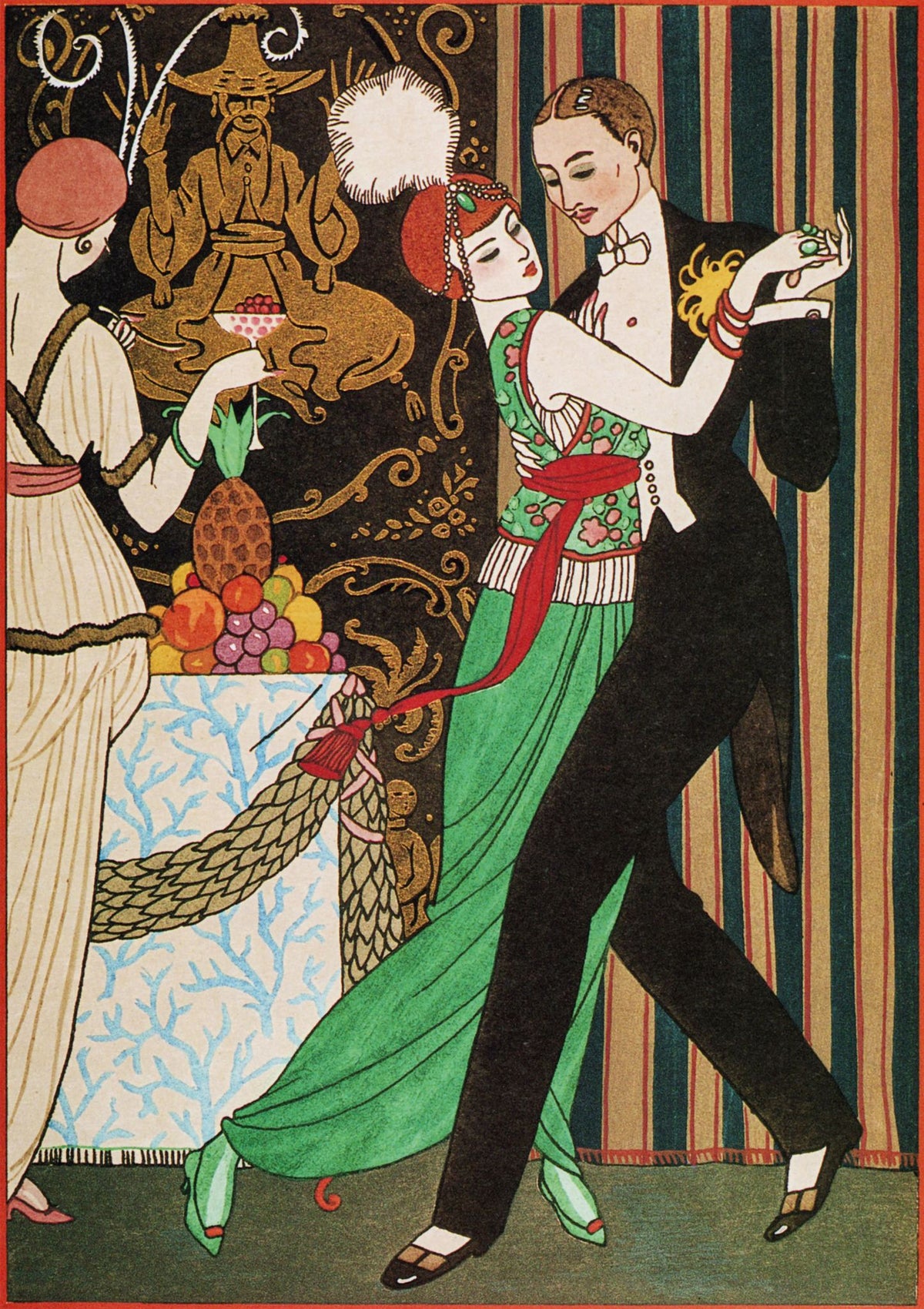 La Danse (The Dance) – George Barbier, 1921, framed