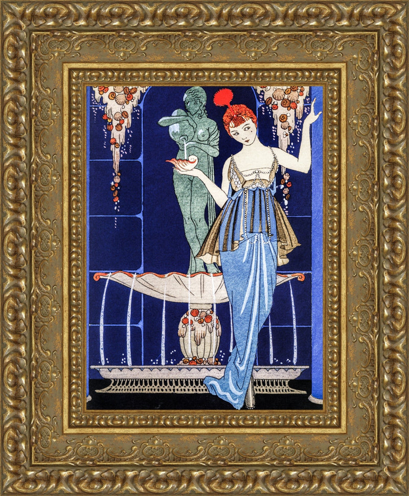 La Fontaine De Coquillages - George Barbier