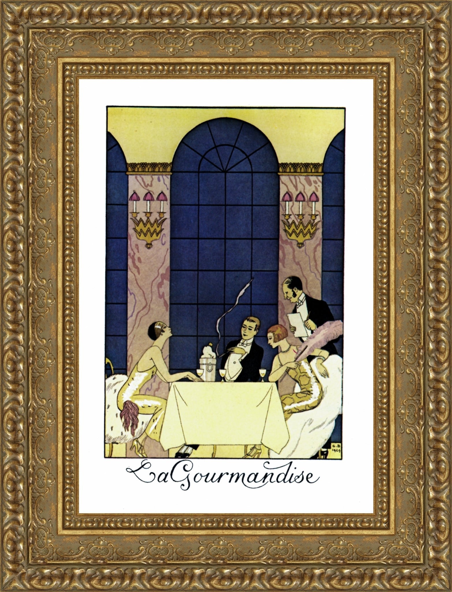 La Gourmandise – George Barbier, 1924