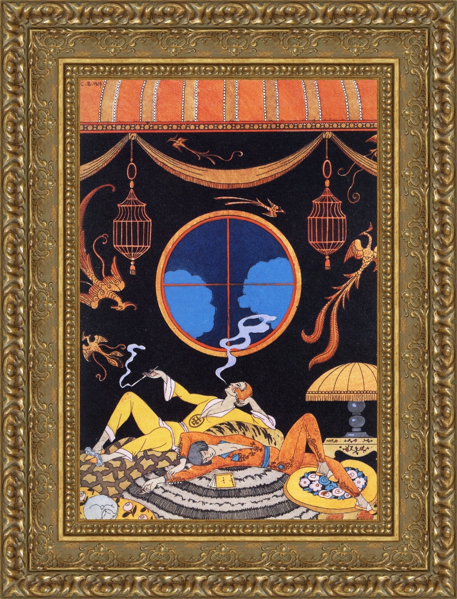 La Paresse (Sloth) – George Barbier, 1924
