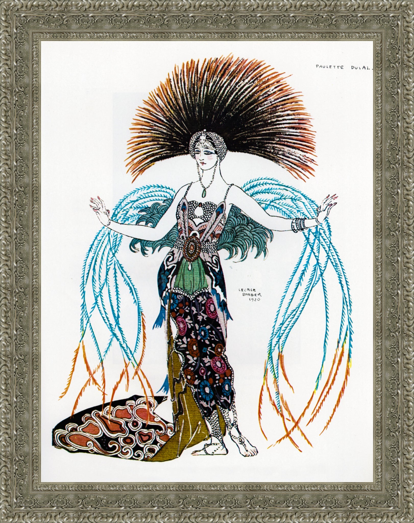 Magic Bird Costume For Paulette Duval For The Persian Carpet