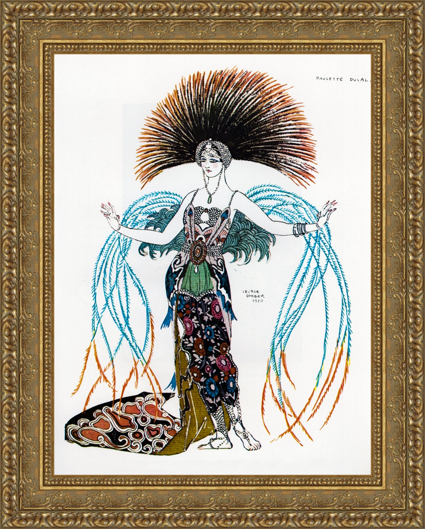 Magic Bird Costume For Paulette Duval For The Persian Carpet