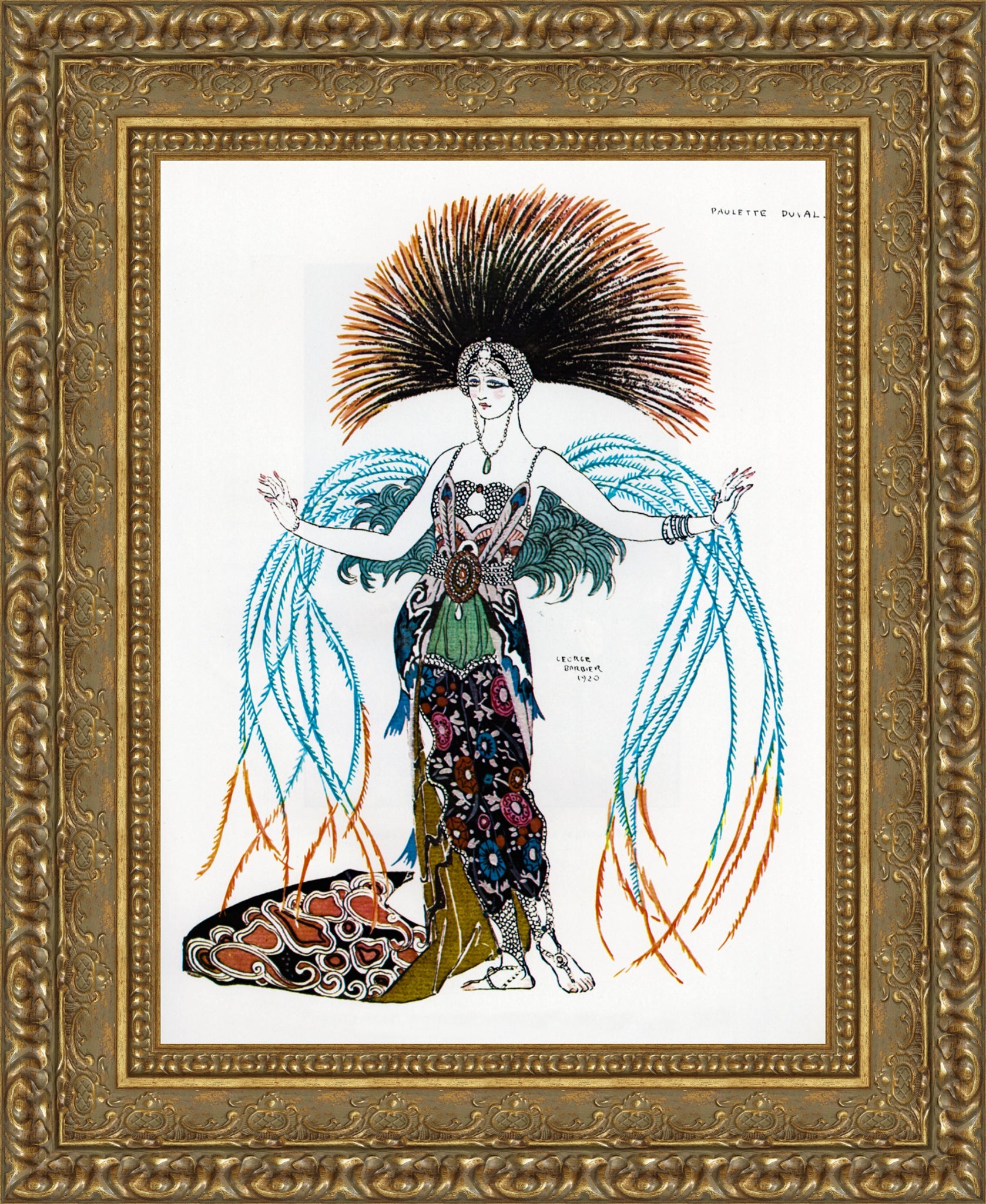 Magic Bird Costume For Paulette Duval For The Persian Carpet