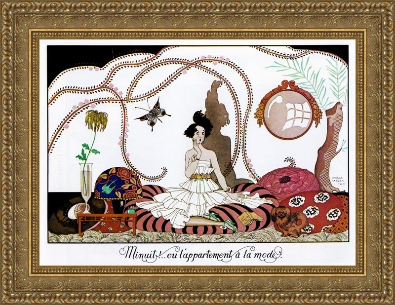 Midnight Or The Fashionable Apartment - George Barbier