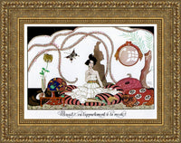 Gold frame